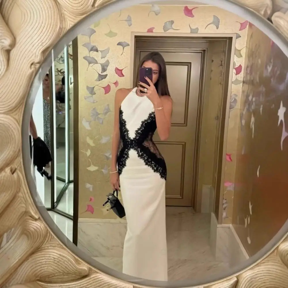 Halter Backless Maxi Dress