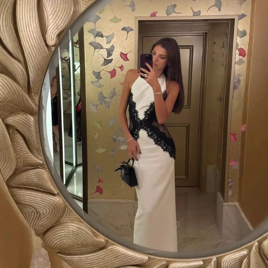 Halter Backless Maxi Dress