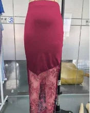 Pleated Mid-Calf Skirt