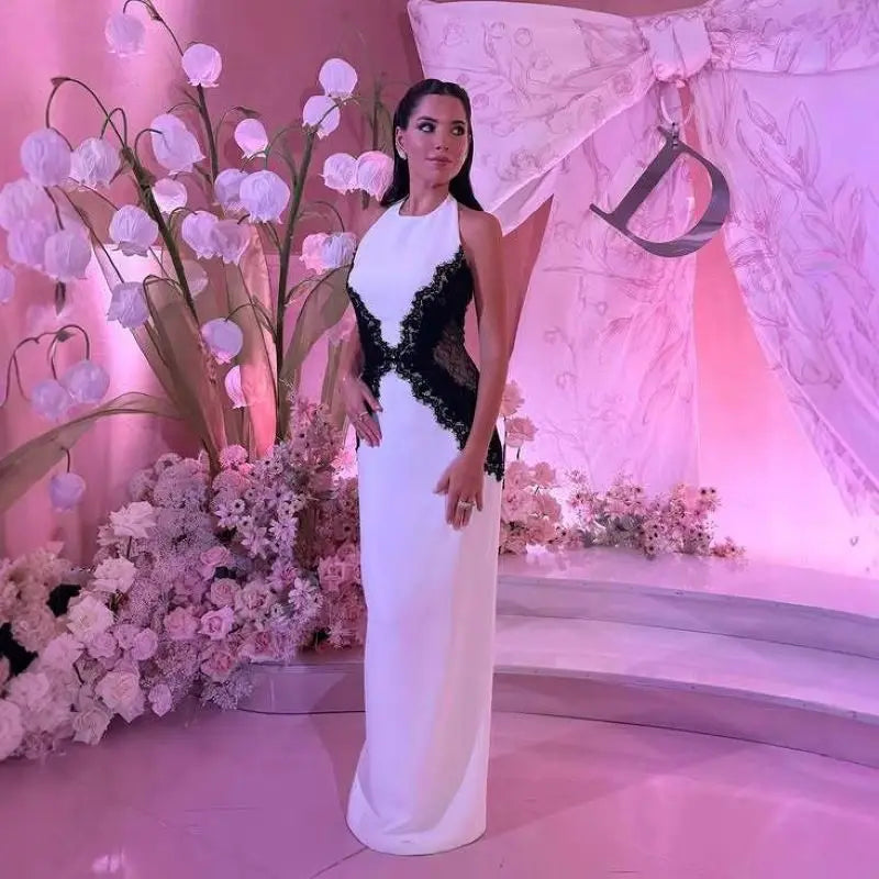 Halter Backless Maxi Dress